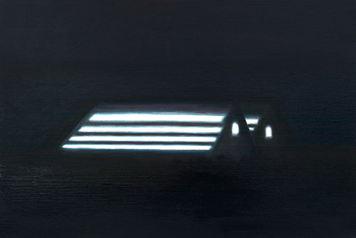 Rinderpalast, 40 x 60 cm, Oel auf Leinwand, 2009